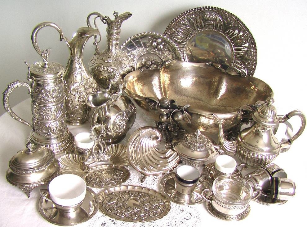 What influences the cost of antique silverware?
