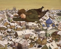 Зима в самобутніх роботах білоруського художника