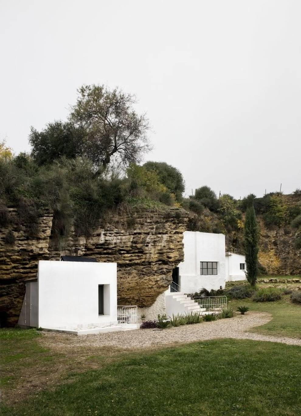 Once it was a cave, and now it is a modern house