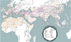 Martin Jan Monsson's map: the trade routes of the High Middle Ages