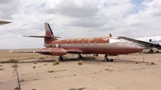 For 36 years, Elvis Presley's plane rusts in one of the US states, but this does not prevent him from becoming an exhibit of someone's collection