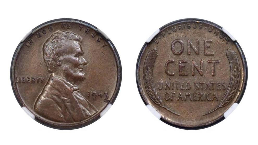 Монета 1943 года, полученная на сдачу, выставлена на аукцион