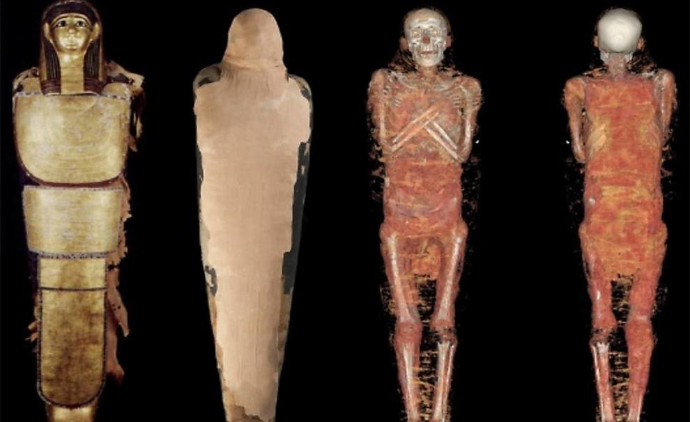 What did the scanning of ancient Egyptian mummies tell scientists from Spain?