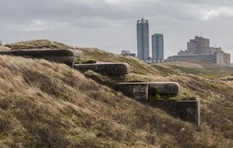 Nazi Underground City with a small collection of items from World War II