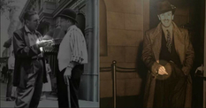 Why is this gesture in all Walt Disney photos?