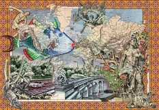 Редкие карты и старые банкноты: манящие коллажи художницы из Мадагаскара