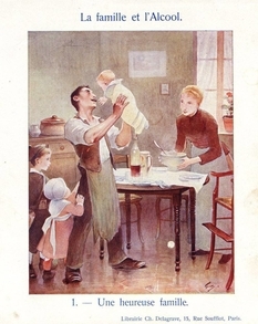 Путь алкоголика к смерти из коллекции французских открыток 1900 года