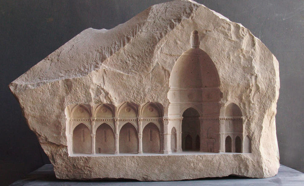 Imprinted in stone: carved architectural spaces by Matthew Simmonds