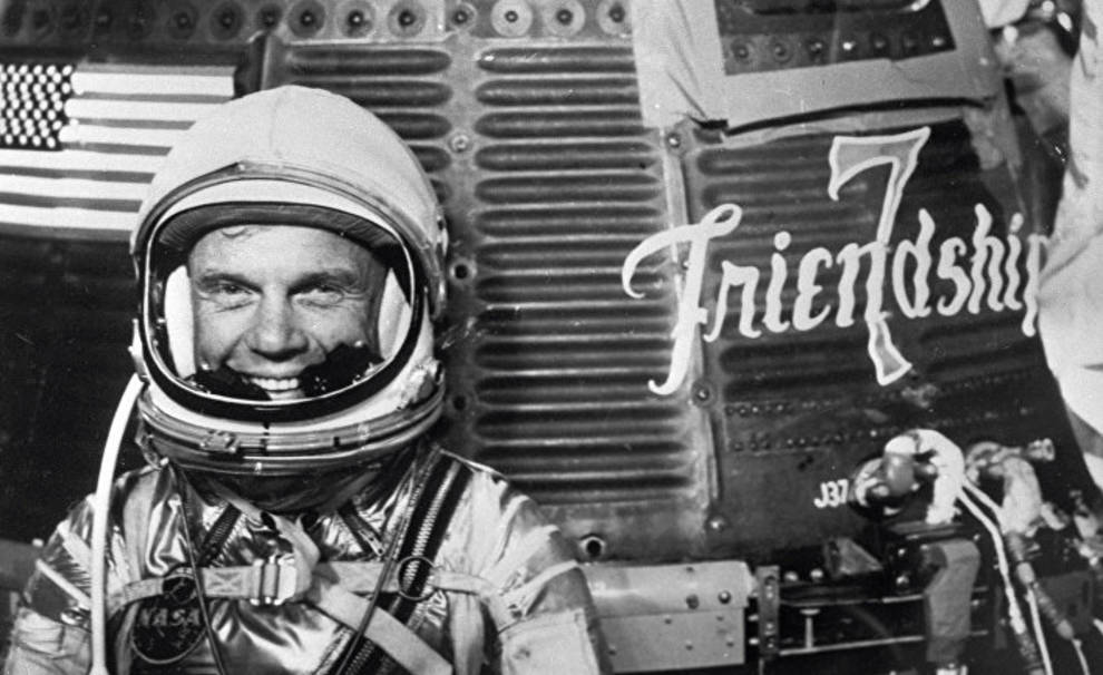 John Glenn - the first American to fly around the Earth