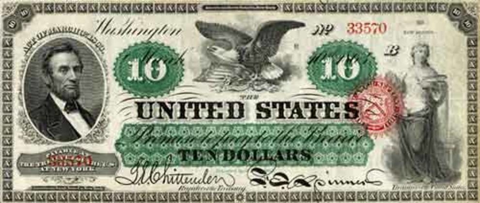 Why did the American dollar get its unusual nickname?