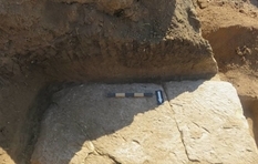 During the cultivation of land, the Georgian found an ancient burial