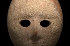 9000 year old mask excavated in Israel