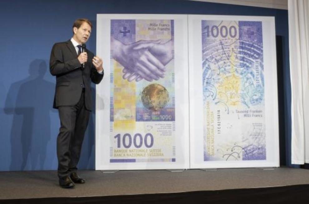 Найдорожча банкнота випущена в Швейцарії
