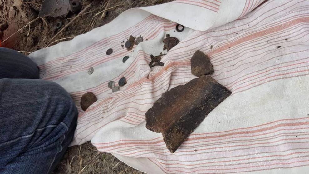 During the planting of trees, Kiev activists found a treasure