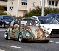 Rust is back in fashion: Volkswagen Beetle Rat Look