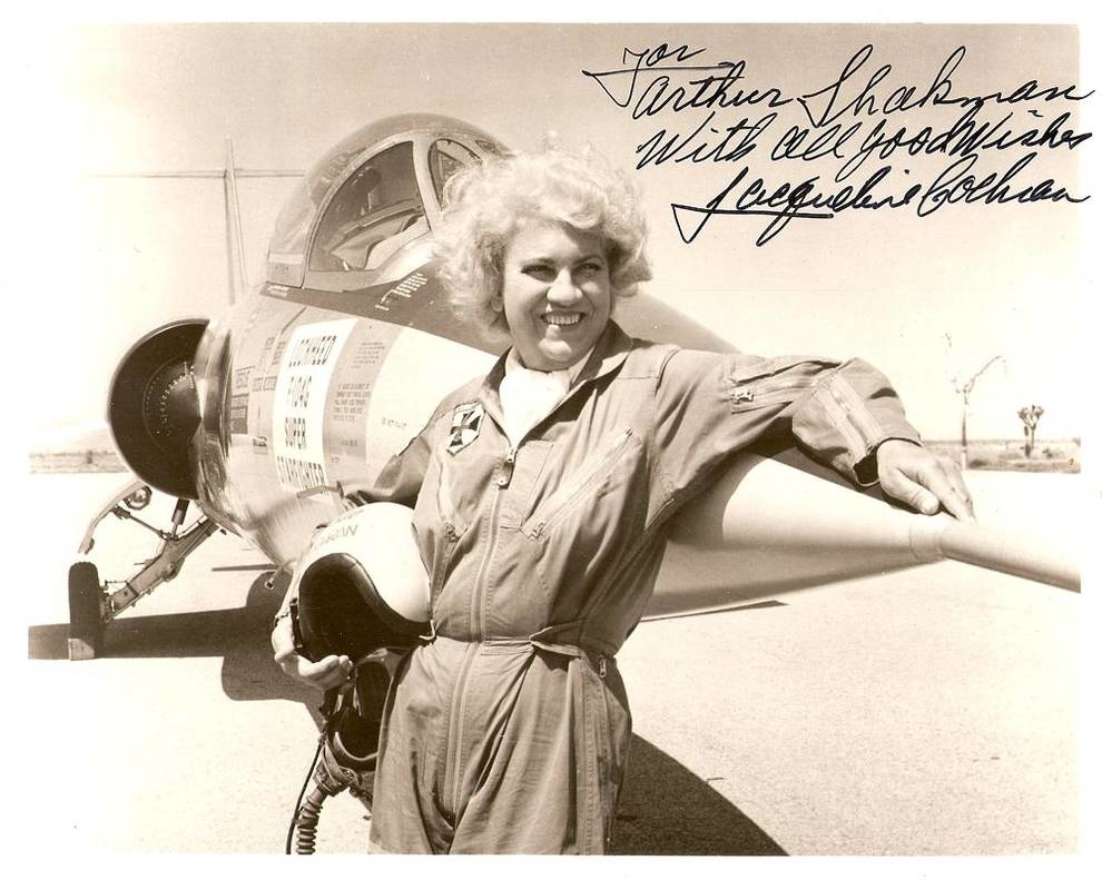 The first woman to fly a jet