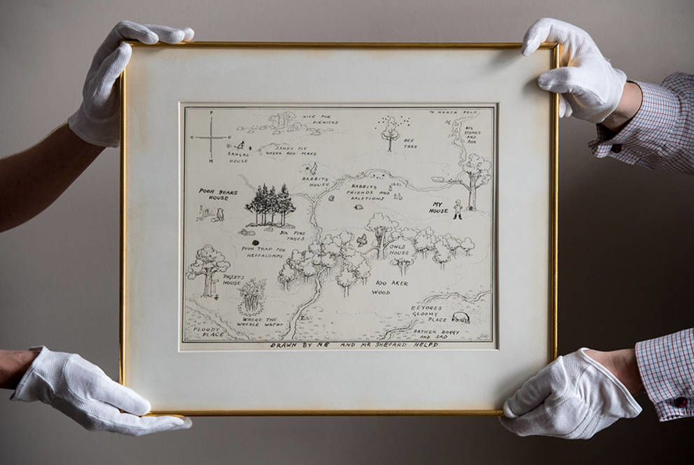 Winnie the Pooh set a record: an illustration for a fairy tale was sold in London