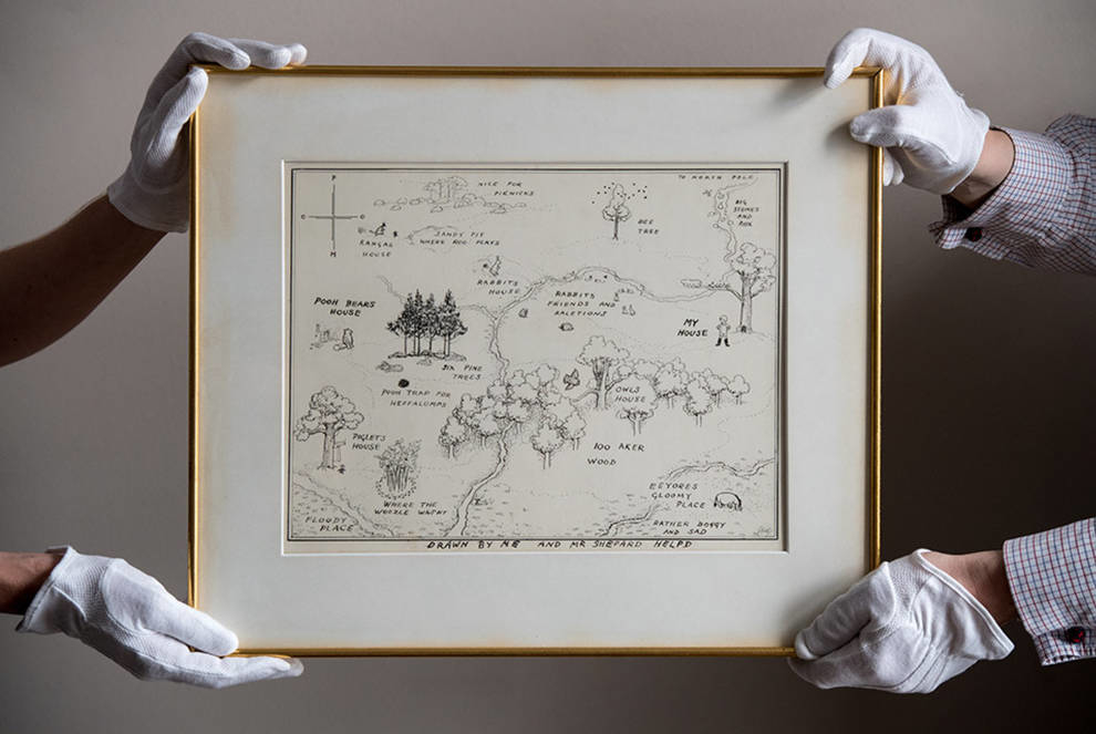 Винни-Пух установил рекорд: иллюстрация к сказке была продана в Лондоне