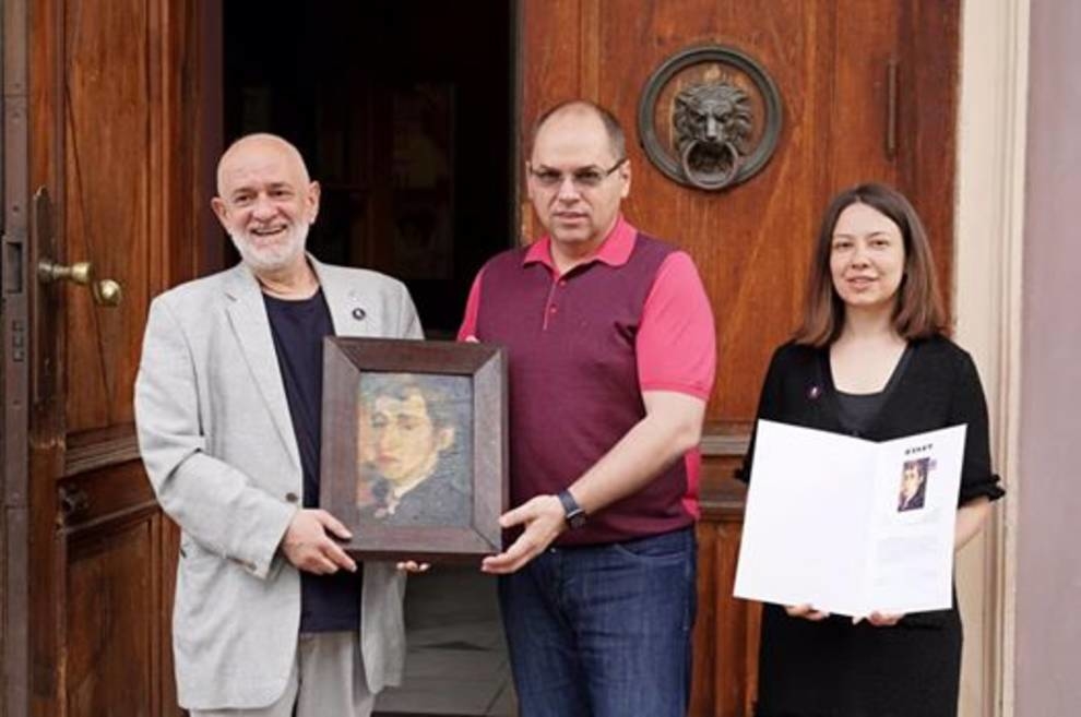 Odessa Museum presented a picture of Benjamin Babacan