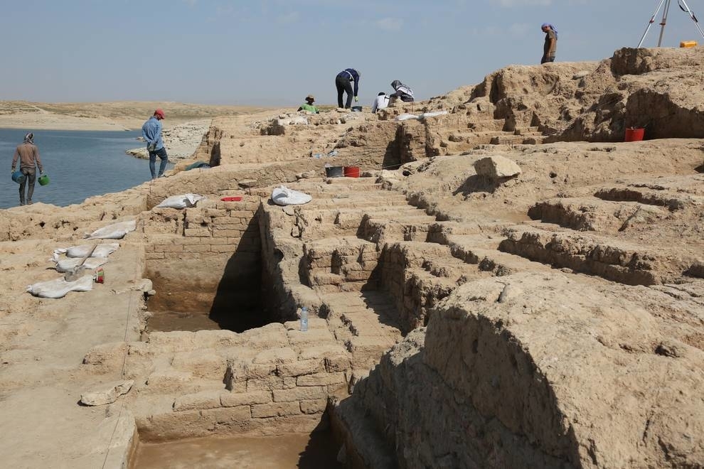 The remains of the 3400-year-old palace were found in Kurdistan