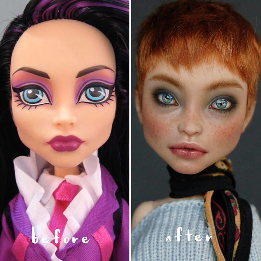 Ukrainian artist and her realistic dolls