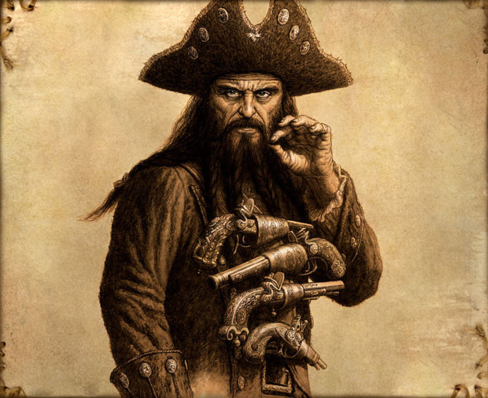 Why did pirates wear an earring in their ear?