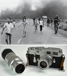 Legendary photos and cameras for which they were taken