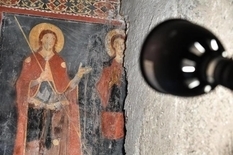 В Риме нашли замурованную древнюю фреску