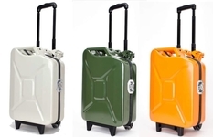 Roomy suitcase from a gas can
