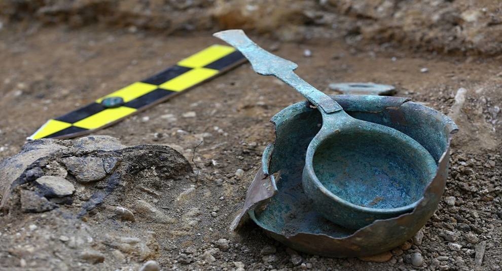 In the Czech Republic excavated an ancient grave of the Roman Empire