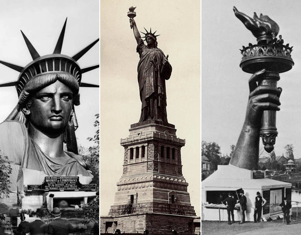 For the Statue of Liberty, the widow of Isaac Singer posed
