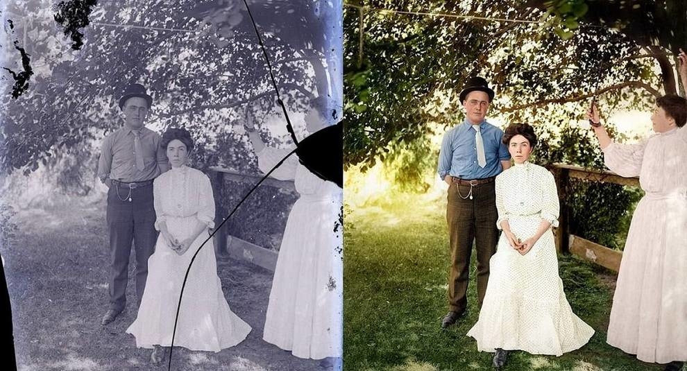 Restored images: second life to old photos