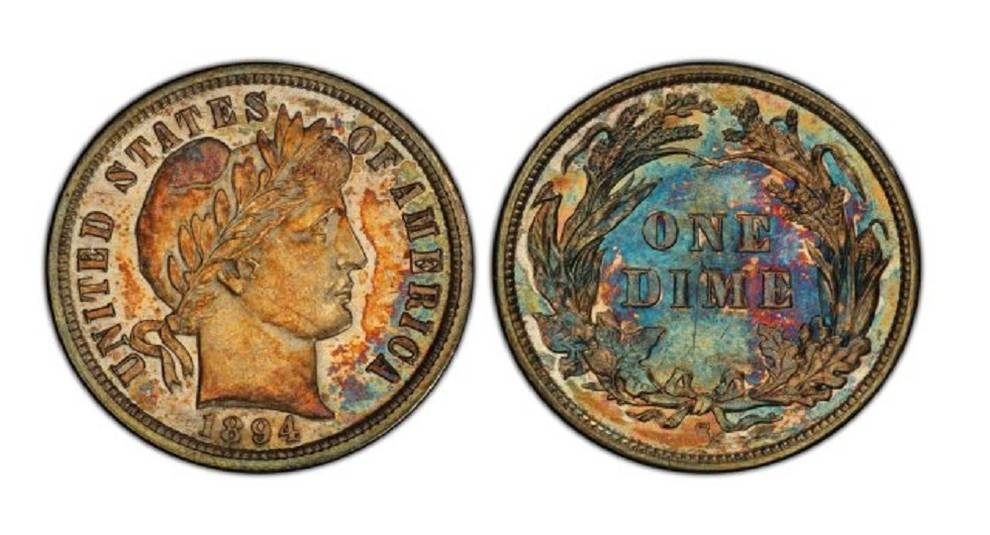 В США продали редчайшую 10-центовую монету