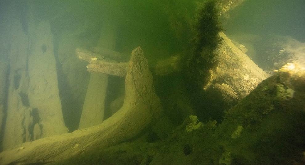 In Sweden found the wreckage of a large ship
