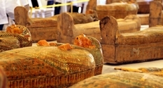 In Egypt study 30 found sarcophagi