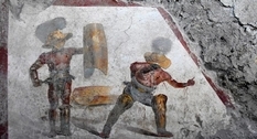 В Помпеях обнаружена впечатляющая фреска