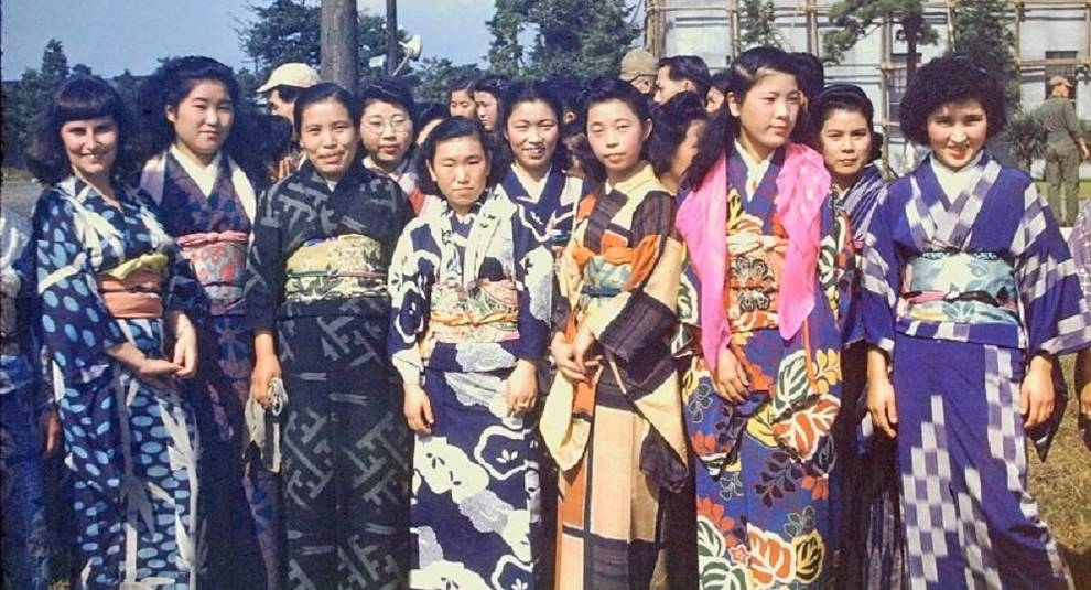 Послевоенная Япония на цветных фотографиях
