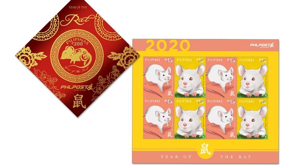 Year of the Rat in Eastern philately: new stamps of the Philippines and China printed