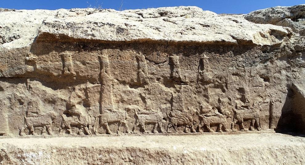 Ancient bas-reliefs depicting gods have been found in Iraq