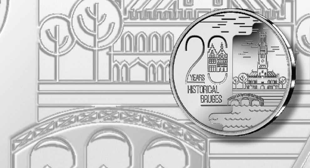 20-евровую монету посвятили городу Брюгге