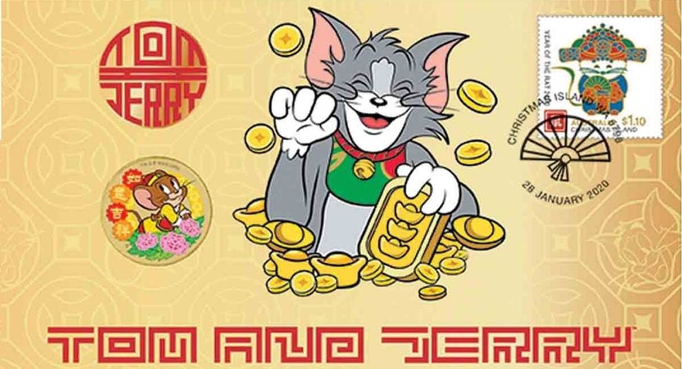 Coin + stamp: Tuvalu has released a set featuring a cartoon mouse