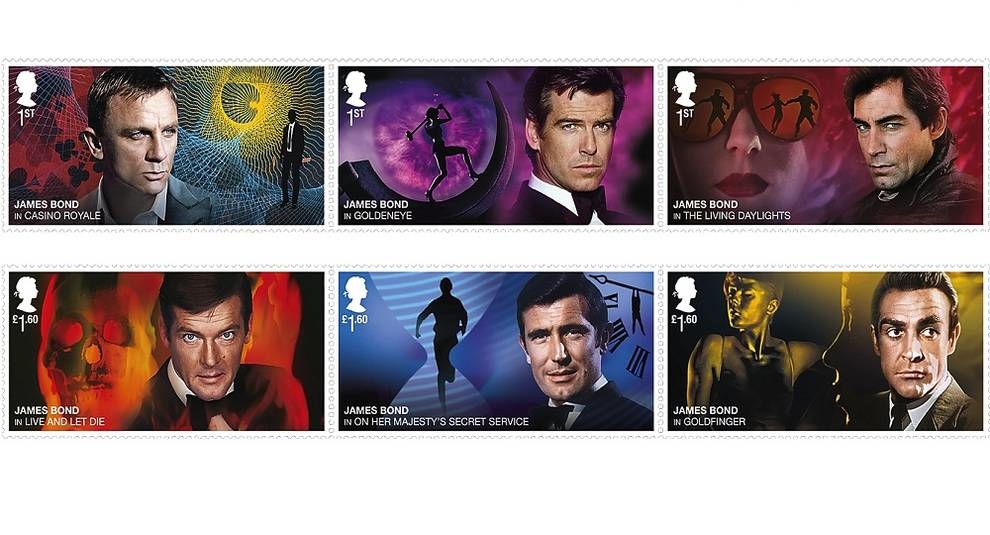 Collected all 007 agents: James Bond on new stamps