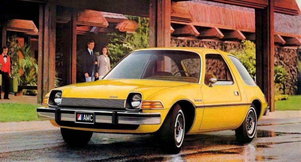Vintage shots of the compact AMC Pacer