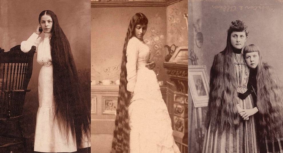 Длинные волосы – гордость женщин викторианской эпохи