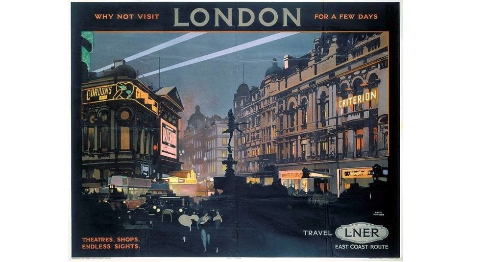Vintage advertising: bright posters of the London railway