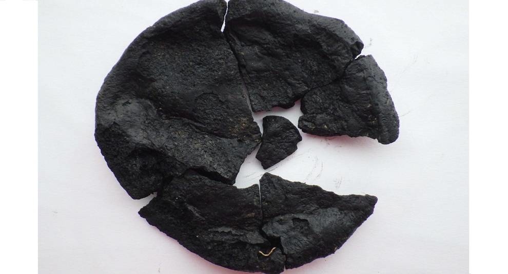 Poorly made: archaeologists have found an ancient charred bread