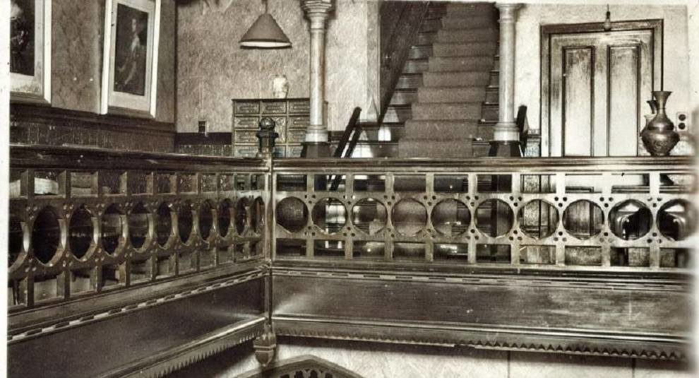 Pictures of Moorfield House interiors in 1947