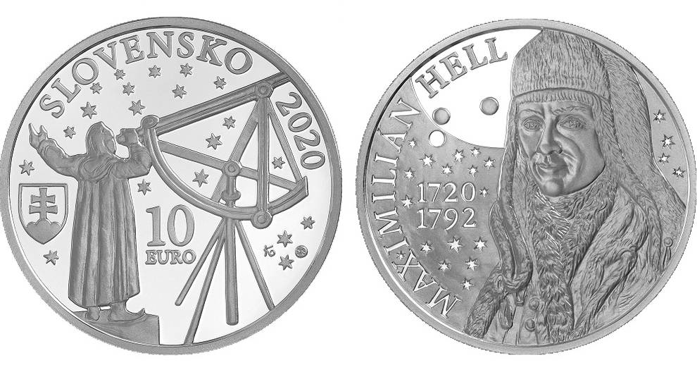 Словаччина випустила монету на честь астронома XVIII століття