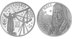 Словакия выпустила монету в честь астронома XVIII века