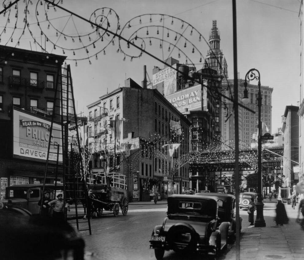 Улицы Нью-Йорк 1930